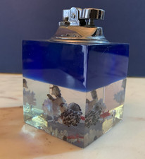 VINTAGE TABLE LIGHTER GLASS