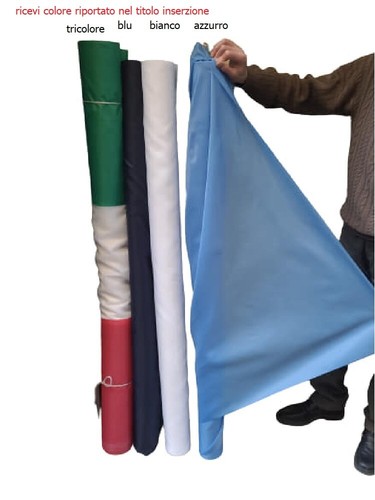Striscione azzurro 10metri - azzurro, 2