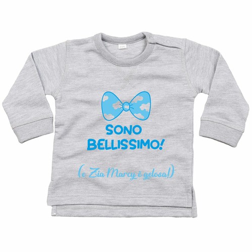 Felpa neonato personalizzata