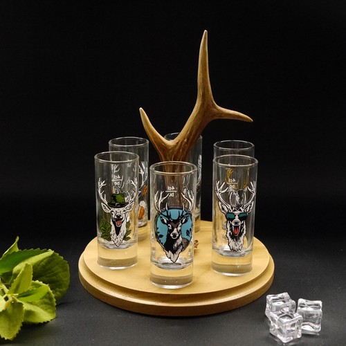 Schnapsgläser hirsch design - schnapsgläser,