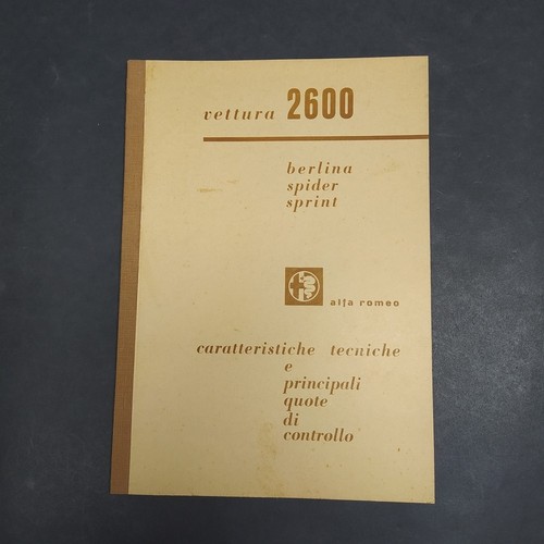 Libretto vetture alfa romeo - libretto,