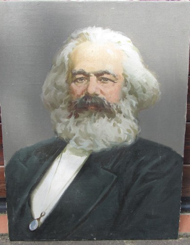 Ritratto marx olio su - k.,