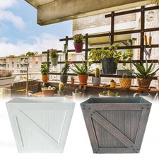 Vaso quadrato in resina per