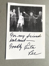 RUTA LEE original signed