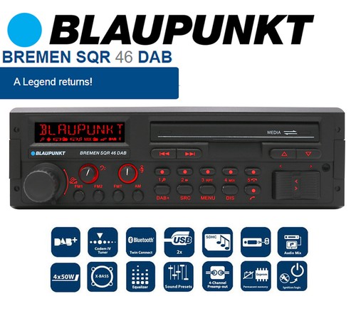 Autoradio retrò blaupunkt - autoradio,