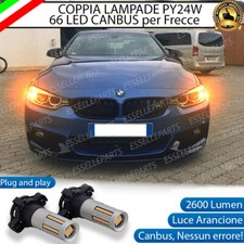 COPPIA LAMPADE PY24W LED CANBUS BMW SERIE 4 F32 F82 F83 F36 FRECCE ANTERIORI