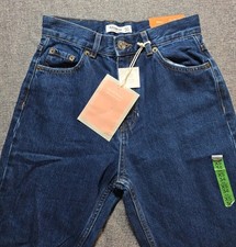Jeans Pull And Bear mamma grigio taglia 2 Eur 34 jeans blu denim nuovo con etichetta