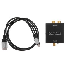 Convertitore Audio Digitale Fibra Coassiale a Rca Adattatore per Amplificatore Sound System