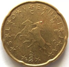 Errore di Conio 20 euro cent