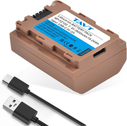 Batteria 2600mah fz100 con - batteria,