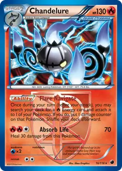 Chandelure 116 pokemon - -,