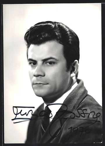 Cartolina cantante lirico