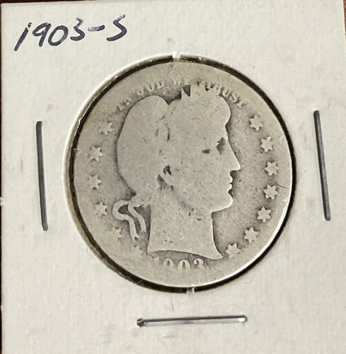 1903 barbiere mezzo dollaro - 1903, s