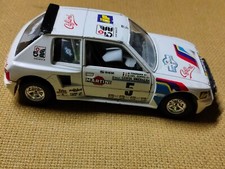 Burago PEUGEOT 205 TURBO n. 5 Costa Smeralda Scala 1/25 Modellino originale 
