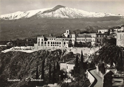Cartolina rppc italia palazzo - cartolina,