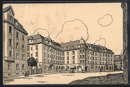 München piccolo complesso - ak, münchen,