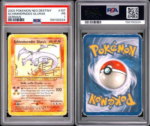 Shining charizard 107 psa 1 - psa,