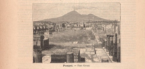 Pompei veduta del - pompei, foro