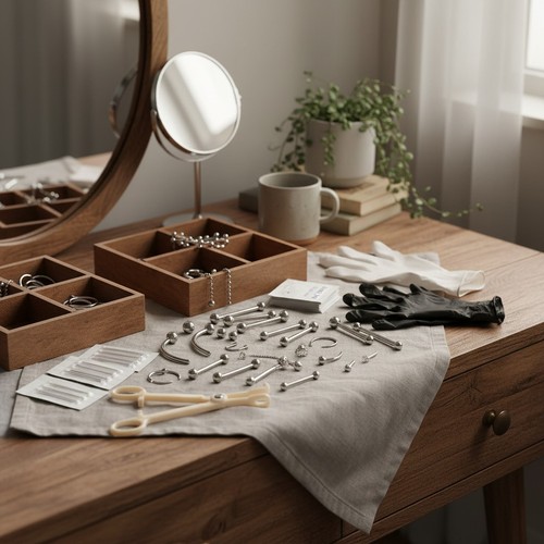 Kit piercing naso 80pcs - kit,