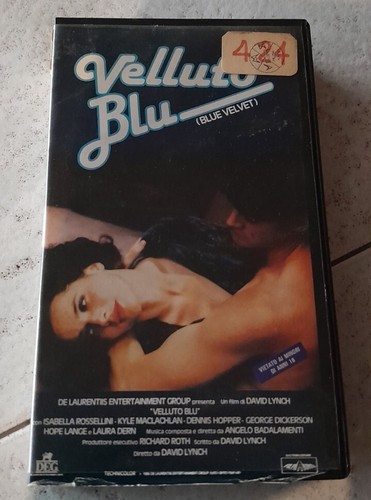 Velluto blu 1986 - -, vhs