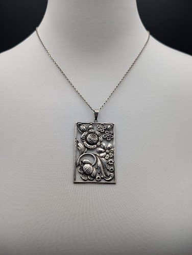 Antico ciondolo catena - , argento