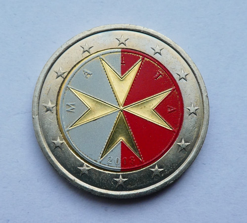 Euro malta 2008 croce di - euro,