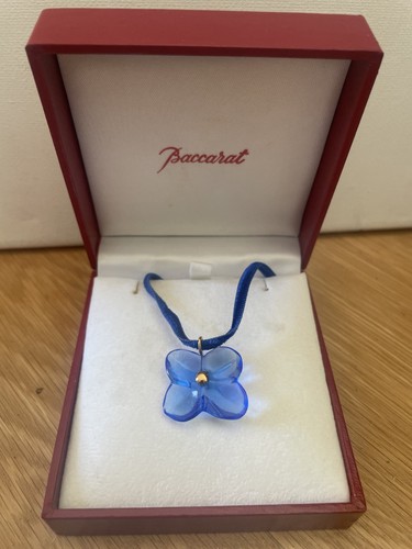 Collana cristallo blu ortensia