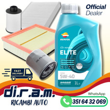 KIT TAGLIANDO FIAT MULTIPLA 1.9 MULTIJET 120 CV + 5 LT OLIO MOTORE REPSOL 5W-40