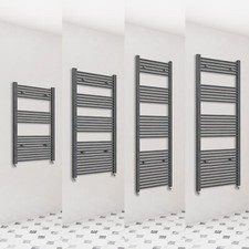 SCALDASALVIETTE TERMOARREDO BAGNO ANTRACITE VARIE MISURE  RADIATORE TERMOSIFONE