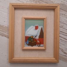 QUADRO PROKOVIC VINTAGE + CORNICE + CERTIFICATO D'AUTENTICITà ANNI 80 11X8 CM