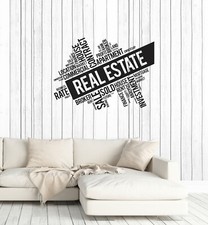 Vinyl Wall Decal Real Estate