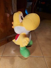 Peluche Pupazzo Yoshi Giallo Super Mario Nintendo 30cm