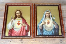 c1900 coppia 50x39cm CORNICE