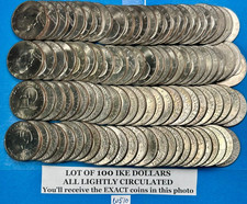 Lotto di 100 monete Eisenhower