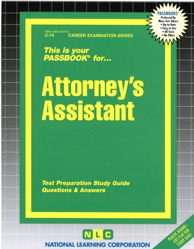 Attorney assistant career - attorney's,