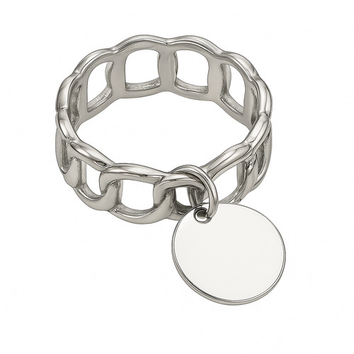 Anello catena maglia rotonda - catena,