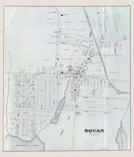 1878 Map of Squan New Jersey