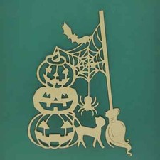Halloween zucche impilate - zucche,