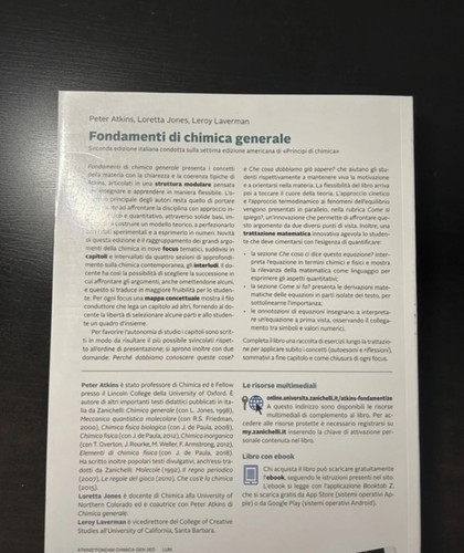 Fondamenti chimica generale - di,