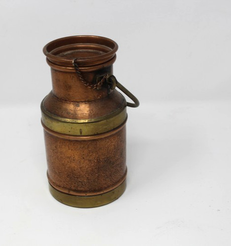 Pot lait cuivre signé - lait, en