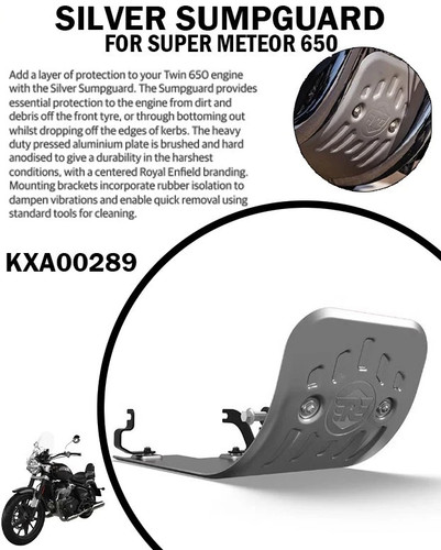 Silver sump guard - adatto, per