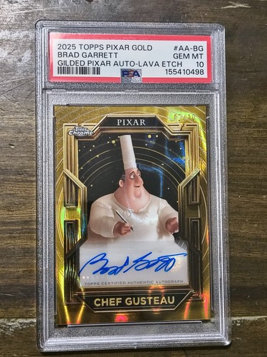 Topps pixar gold chef - topps,