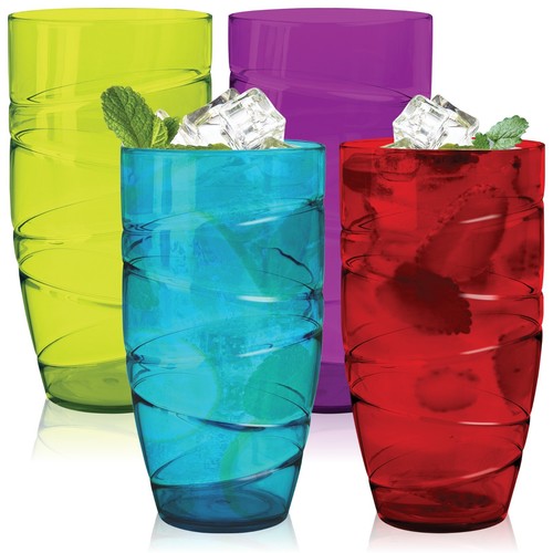 Set bicchieri acrilici - set, 4