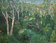 Hans Völcker, Paesaggio africano 1906, guazzo, Wiesbaden, Monaco di Baviera