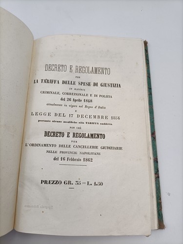 Decreto regolamento per - decreto,