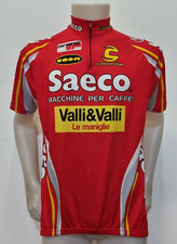 MAGLIA SHIRT CICLISMO TEAM SAECO CANNONDALE TG.XL CYCLING MTB JERSEY ITALY MB16