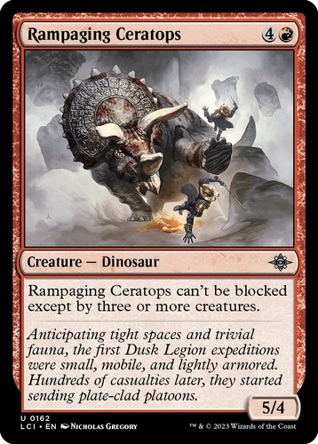 Rampaging ceratops le - rampaging,