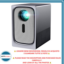 Mini Proiettore 4k Portatile Videoproiettore TV, WiFi, Bluetooth 1080p Full Hd