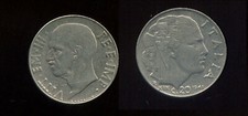 WORLD COINS ITALY 1941 20 C AU
