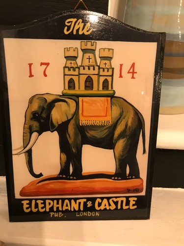 Mini pub sign elephant - pub,